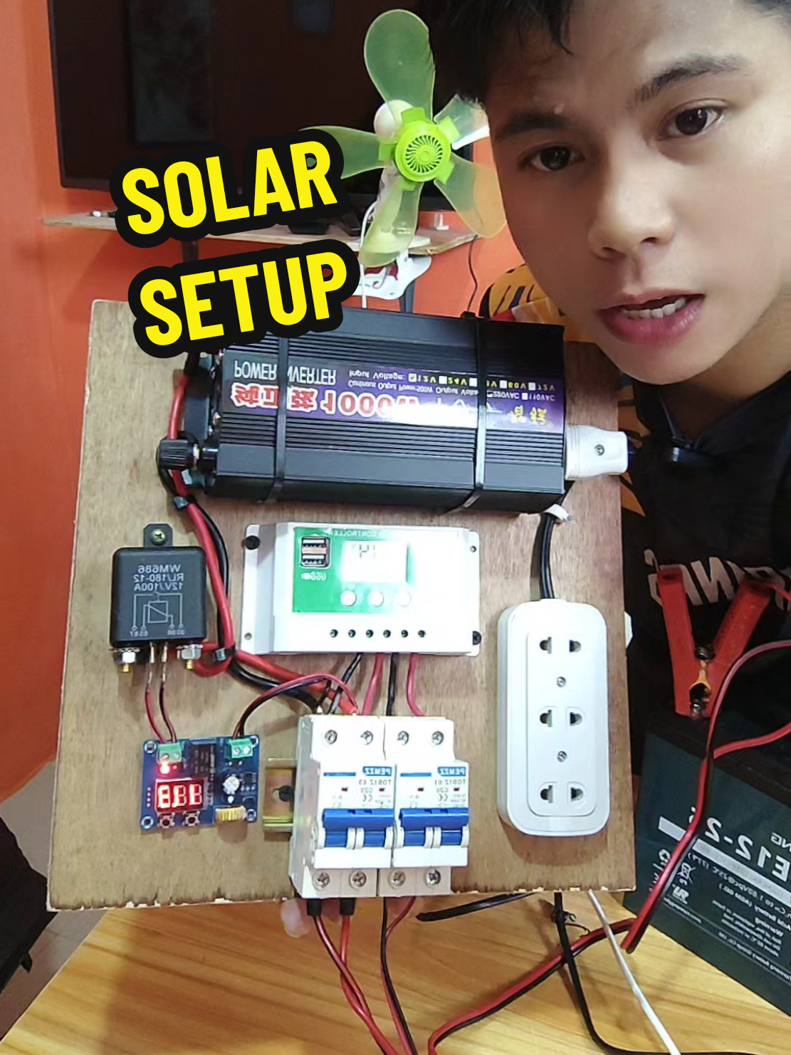 Small solar setup  #solar 
