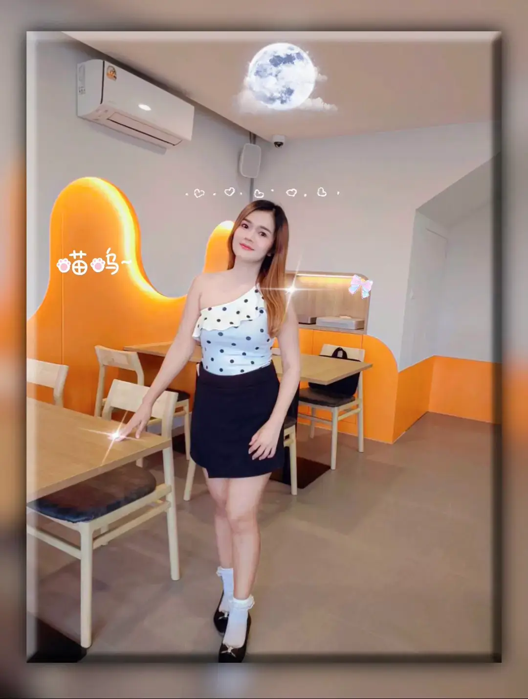 ((@Ann Kanyaphat )) เสื้อลายจุดน่ารัก