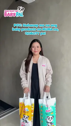 Momshie, hanap mo ba yung quality na budget-friendly pa? From BabyPal Quick Dry Diaper, Baby Wipes, Homecare Collection and Baby Bath Wash perfect at complete na! Sulit na, trusted pa. Kaya saan ka pa? Checkout now!🛒✨ #BabyPal #BastaBabyPalSulit #QuickDryNaPinasulitPa 