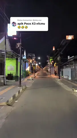 Membalas @djoko.nur mosok to mas 😅 ... btw iki rekam malam hari pake lensa WIDE (1x) sambil naik motor lohh ,ora gawe ultrawide ... 😃 . . #mi13t #pocox3nfc #cinematic #aestetic #xyzbca 