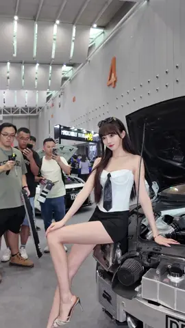 Foshan Modification Exhibition #good figure and good temperament #Car show models #IrresistibleBeauty #TemperamentFan 