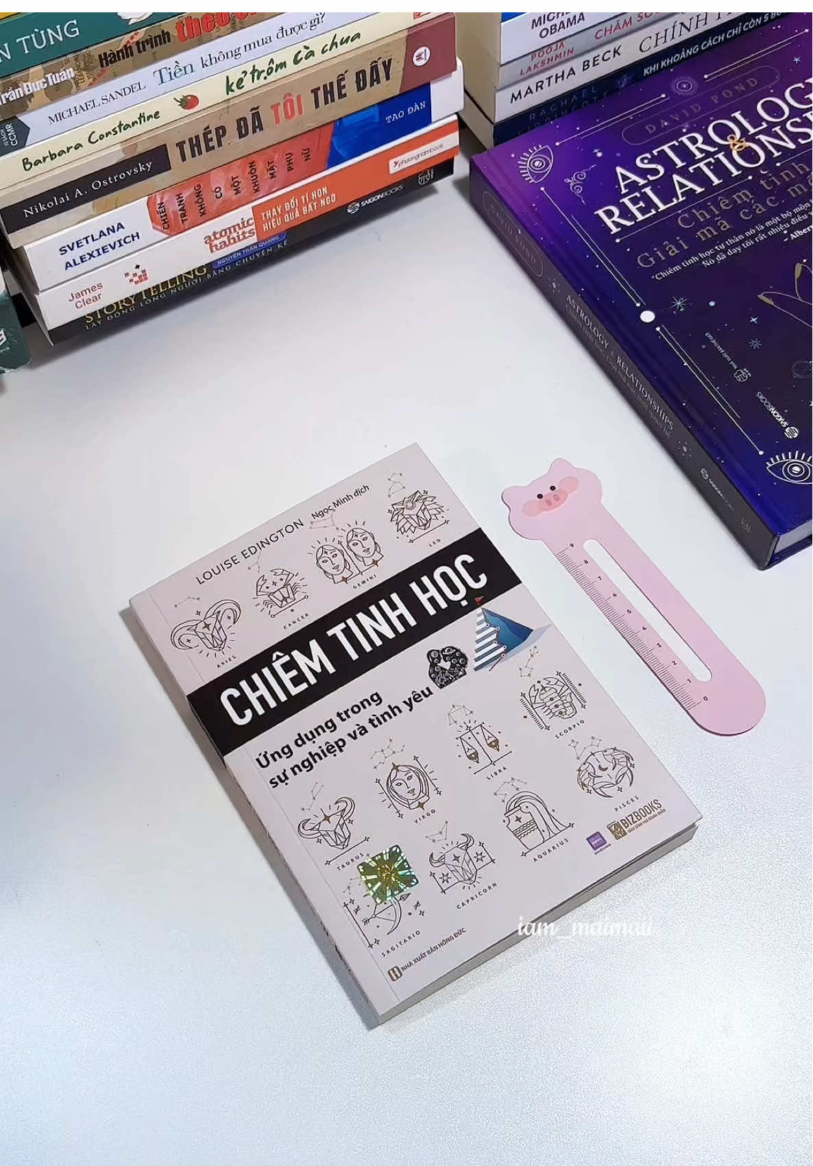 Sách Chiêm Tinh Học Ứng Dụng Trong Sự Nghiệp Và Tình Yêu 📖 #chiemtinhhocungdungtrongsunghiepvatinhyeu #BookTok #HangVietVuonMinh #TheHeVuonMinh #KiNguyenVuonMinh ♥️📚