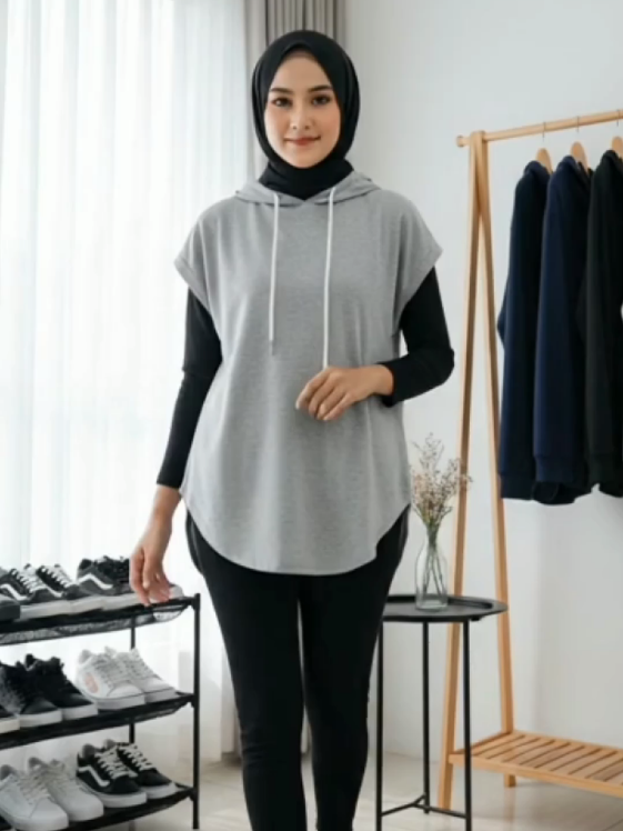 🛑STOP🛑 beli ini sekarang juga sebelum kehabisan. Rompi Hoodie yang cocok dipakai disegala acara, mau Olahraga oke✅ mau ngopi juga oke✅. Bahan gak bikin gerah, sehingga nyaman saat dipakai.