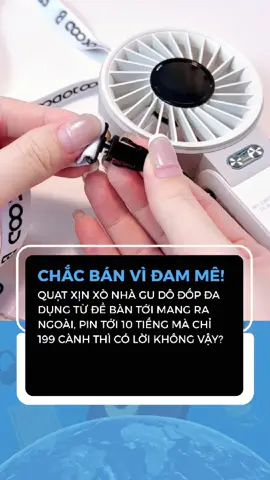 Để bàn hay mang ra ngoài đều tiện nha! #vrnews #vrtech #tiktoknews #congnghe #technology #tiktokviral #tiktokshop #tiktokgiaitri #viral #vrnetwork #trend #Tech #vrmedia #tiktoktech #phihanhtech #goojodoq #quatgoojodoq #quatcamtay #quatcamtaymini