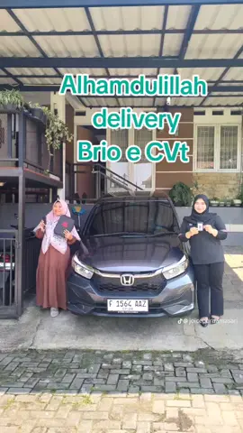 Terimakasih ibu R sudah mempercayakan pembelian unit Brio e cvt  di Joice Honda Sholeh Iskandar Bogor  semoga unit kendaraanya dapat menunjang kebutuhan ibu dan keluarga, dimanapun berada selamat sampai tujuan lancar selalu rezeki ibu dan Bapak🙏