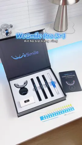Bản nâng cấp Wesmile pro 3+1 hỗ trợ trắng răng zảm ê buốt tại nhà 🦷✨🍃 @WeSmile Việt Nam #trangrangwesmile #kitwesmile #trangrang #wesmile #chamsocrangmieng 