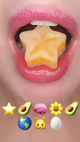 マジパンとワックスハニーゼリー集です！！@Satisfying Lips® 💋 #おすすめにのりたい #口元ASMR #粘土加工 #運営さん大好き 