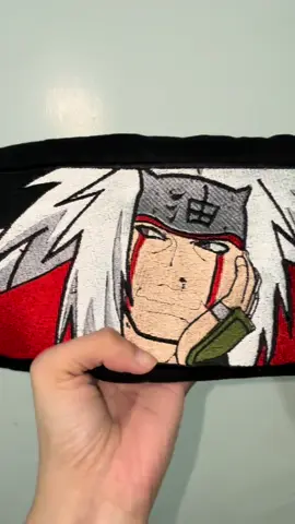 New designs! Embroidered Neji and Jiraiya 