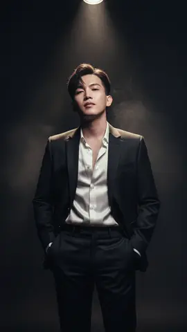 Power of Ai Gemini Prompt:Hands in pocket relaxed Authority A hyper- realistic cinematic editorial portrait of the uploaded person (preserve face 100%). he stands tall in all dark moody studio, surrounded by soft drifting smoke under a dramatic spotlight.outfit:fit slate-block luxury suit with fit-leg trouser, paired with a slightly unbuttoned white silk shirt. both hand tucked casually in pockets shoulders relaxed confident expression head tilted slightly upward. Like original face 100%  #CapCut #gemini #aiphoto #for #smartboy 