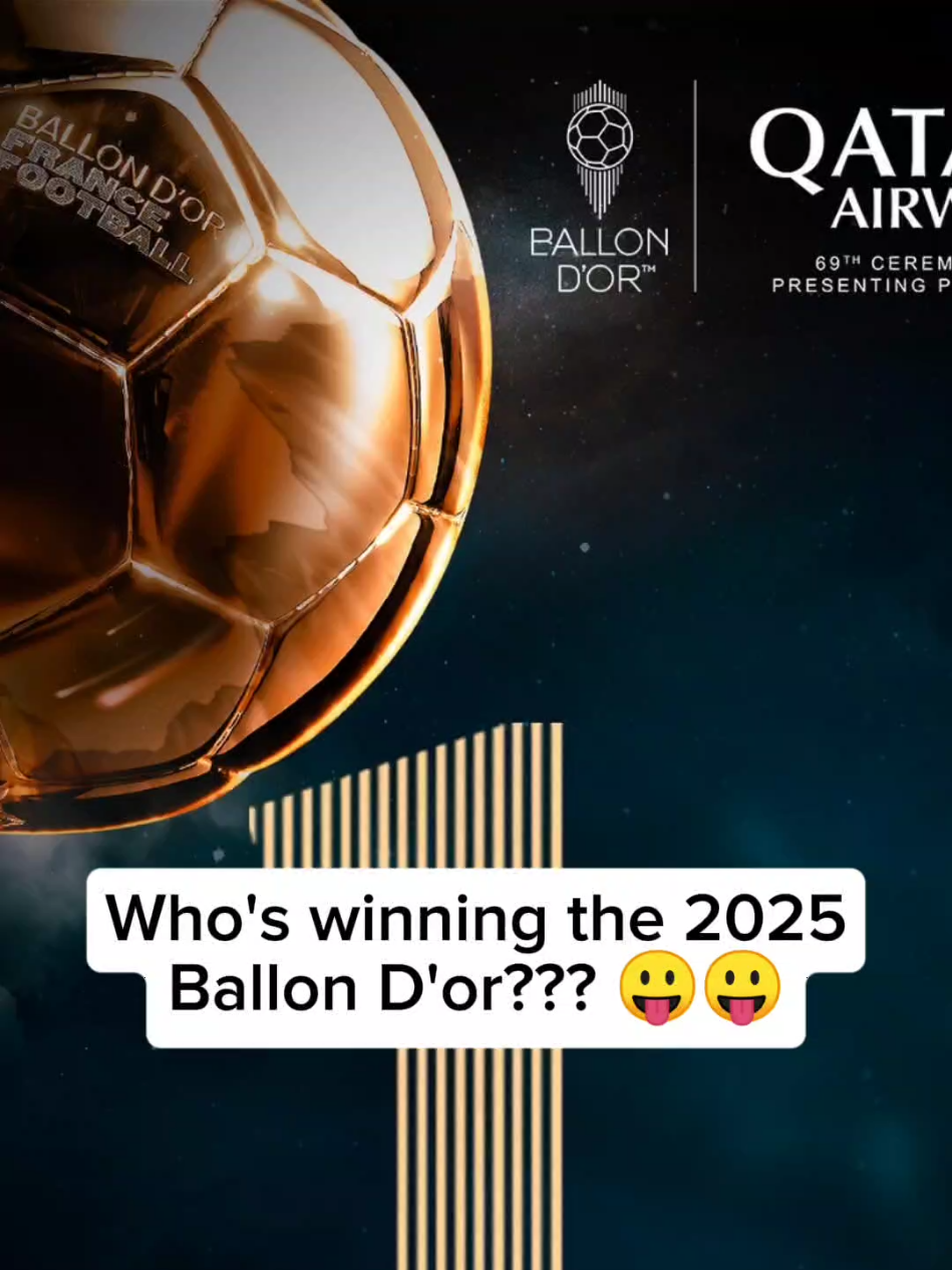 Who's winning the 2025 Ballon D'or?????  #ballondor #football #dembele #yamal #rapinha 