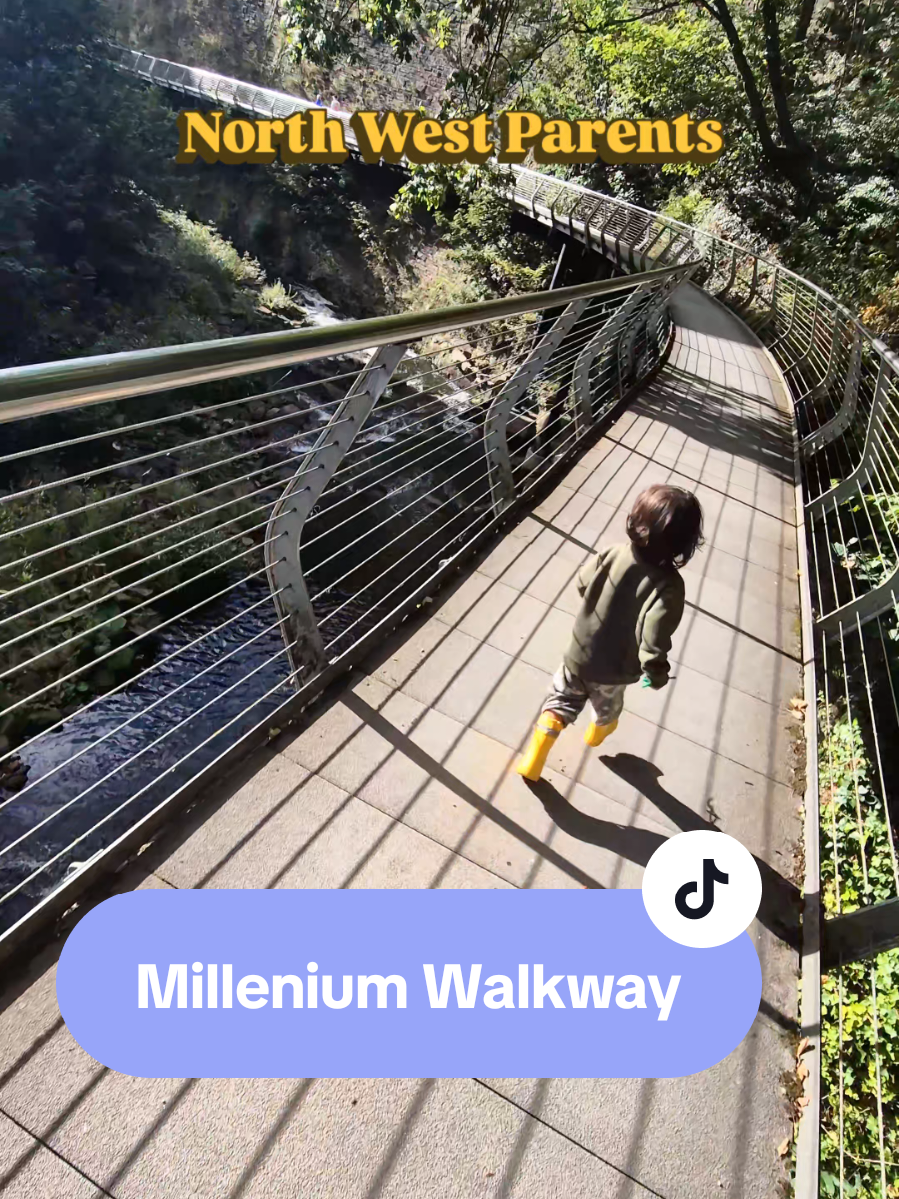 Millenium Walkway | A walk that's ends with a pub ! 🍻🍴 Looking for inspiration for your next family walk ? You have to visit the Millennium Walkway in New Mills. The added bonus is that it's located next to a wonderful park and a train station and there’s a pub too !  @torrvaletap @torrvalemillhighpeak We've been coming since the kids were little & it's great.  We parked a short walk away outside High Lea Park. They have a zip line & forest area to explore.  It's close by to some lovely cafés and you can make this walk longer if you wish. Rock mill centre' is at the top of the steps with a lovely little cafe & an interactive guide showing you the history of the area. There’s a little cave to explore, too!  It is very hilly at parts, so please plan ahead if bringing prams or baby carriers.  🚆 Located next to New Mills train station. with direct trains from Piccadily.  There is also a small car park, tariffs apply.  📍Milenium walkway, High Peak, SK22 3ES 📍High Lea Park, St Mary's Rd, New Mills, High Peak SK22 3BW #newmills #milleniumwalkway #familywalks #northwest #northwestparents 