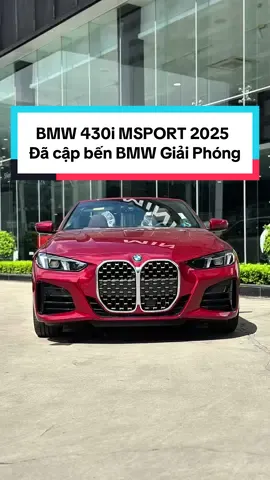 🔥 BMW 430i Msport Fire Red – Biểu tượng của may mắn & năng lượng 🔥 Tháng mới. BMW Giải Phóng gửi đến Quý khách hàng lời chúc: ✨ Tháng mới bùng nổ năng lượng tích cực ✨ Hành trình an khang – tài lộc đủ đầy ✨ Thành công & hạnh phúc luôn đồng hành Chiếc BMW đỏ rực rỡ – như một khởi đầu may mắn, mạnh mẽ và đầy cảm hứng cho mọi chuyến đi. 🚗💨 Hãy để BMW đồng hành cùng bạn, biến từng ngày trong tháng mới trở thành một hành trình đáng nhớ! #bmw #xuhuong #bmw430i 