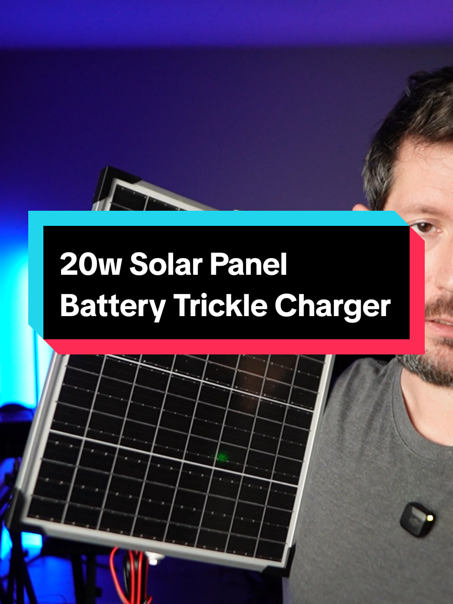 Keep your batteries maintained with this 20-watt solar panel trickle charger. Durable, easy to use, and perfect for cars, RVs, boats, and more. #SolarCharger #TrickleCharger #OffGridPower #BatteryMaintainer #RenewableEnergy