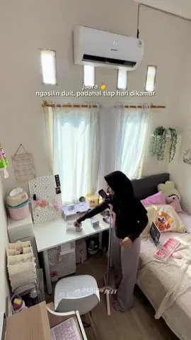 sampe dikira nganggur sama tetangga🙂‍↕️ #kamaraesthetic #roomdecor #affiliatepemula #afiiliatetiktok  