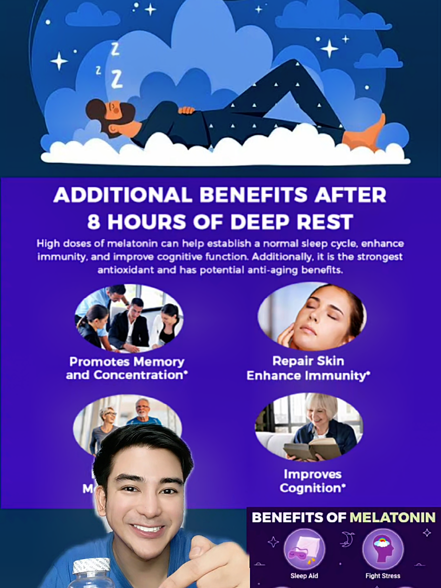 Puyat no more! buti nalang I discovered #DivinityNutra #Melatonin para relaxing ang sleeping time ko! 😍😪🛌 #sleepsupplement #sleep 