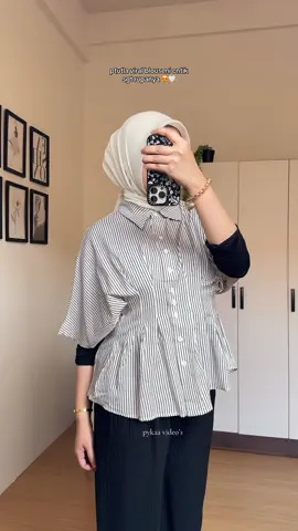 cantik dooh weh blouse stripeni🤍😍#fyp #blouse #blousestripe #blousemurah #blousebelang 