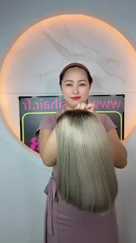 La grise la mode cette fois-ci ✅ #vietnamhair #baisihairfr #cheveux #perruques #vietnamhairluxury #lisse #sddbonestraight 