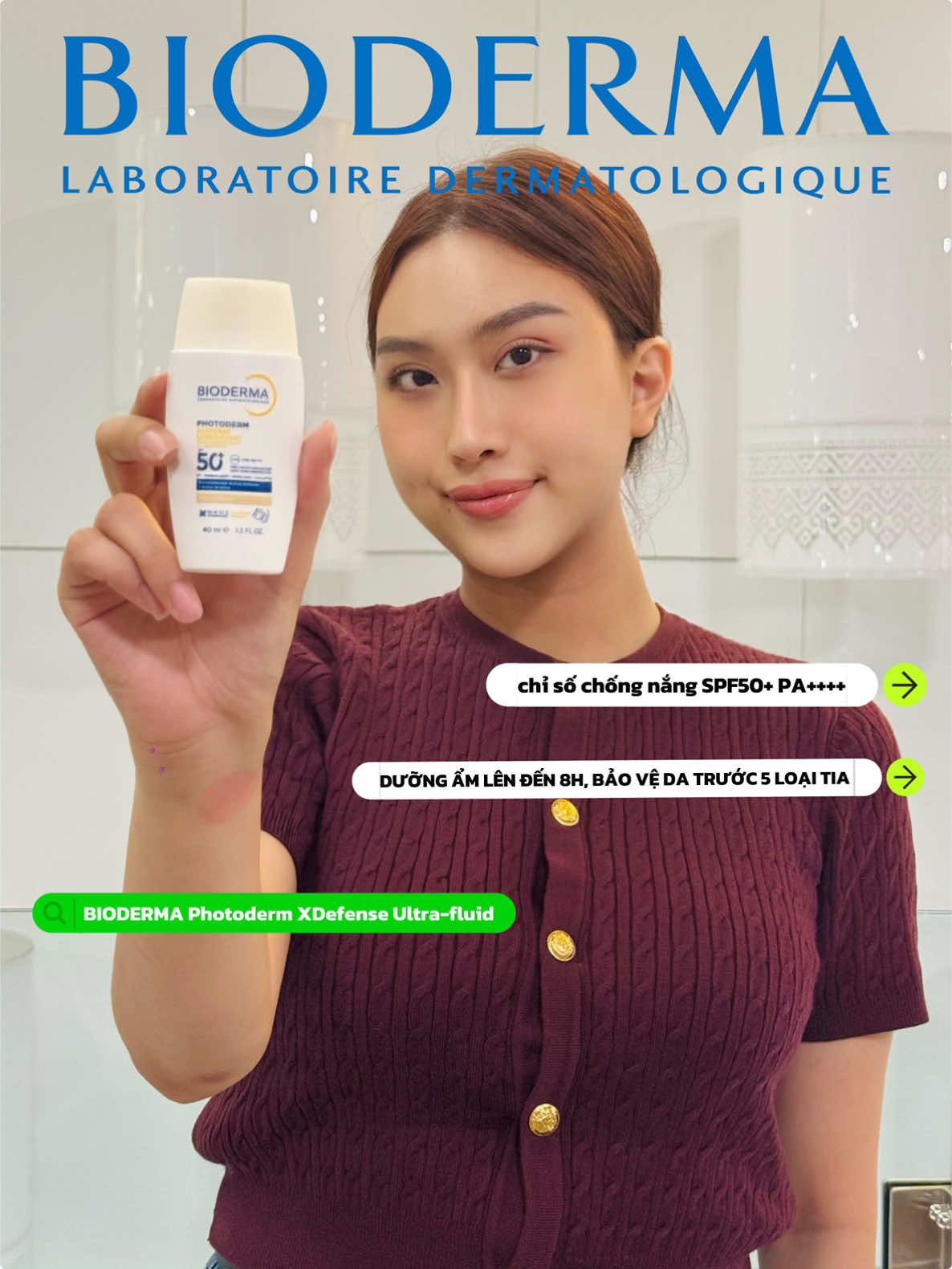 Em kem chống nắng có nâng tone gần đây My sử dụng nè ☺️ #bioderma #xdefense #kemchongnang #baovetoandien #ammin8h