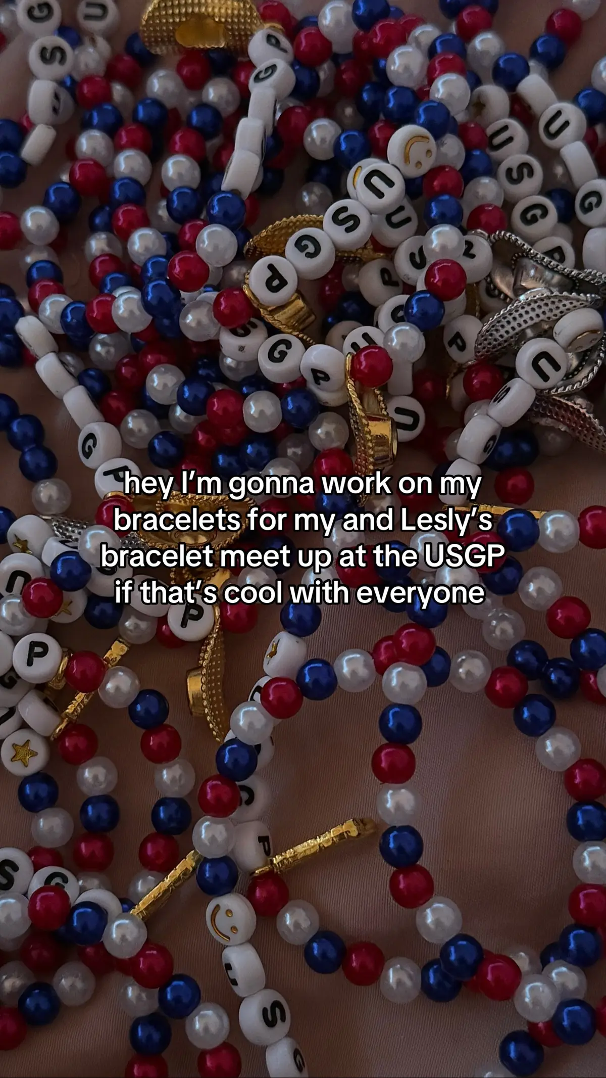 only if that’s cool with y’all  • • •  #emilytalksusgp #cota #f1bracelets #f1 #usgp 