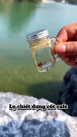 Lọ chiết cà phê thủy tinh mini nắp nhôm có tay cầm #lochietcafe #lothuytinhmini #Lothuytinhchietcafe #Tienichgiare #Xuhuong 