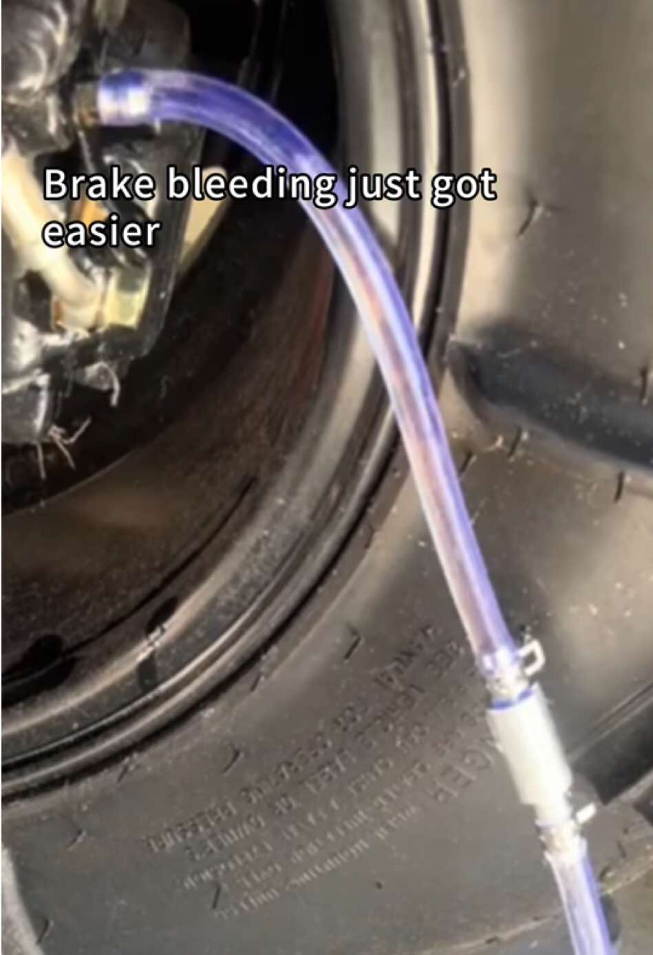 Are You Brakes SIGHING?Here’s The Fix#brakebleed #braketools #brakecaliper #mechanicsoftiktok #carrepair 