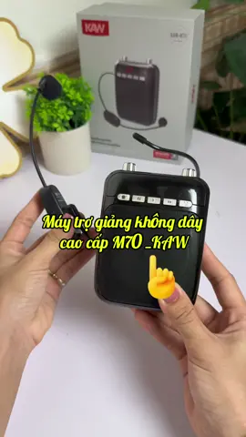 Bộ mic loa trợ giảng không dây cao cấp M70-KAW  #maytrogiang #loatrogiangkhongday #loatrogiangm70 #zansongm70 #giaovien 