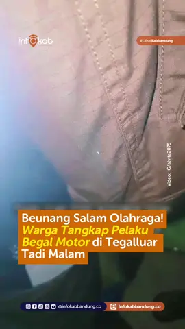 INFOKAB - Sebuah video menampilkan rekaman seseorang yang diduga sebagai pelaku begal di Sapan Gudang Tegalluar, Kecamatan Bojongsoang ditangkap warga, Minggu (21/9) dini hari.  Belum diketahui kronologi kejadian hingga begal tersebut tertangkap oleh warga. 🎥IG/alvita2075 #infokabupatenbandung #infokabbandung #kabupatenbandung #bandung #boongsoang 