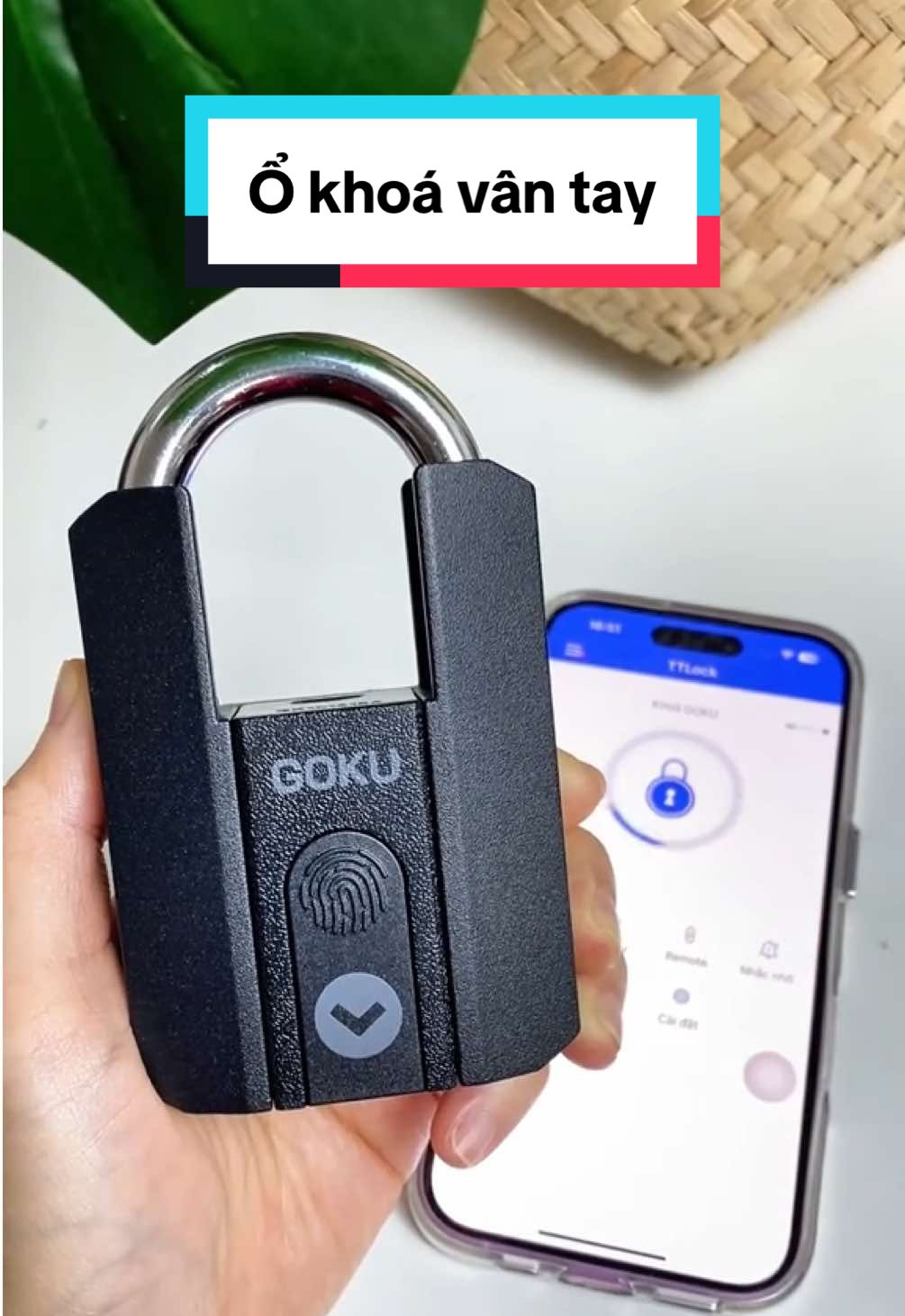 Chiếc khóa dành cho người hay quên chìa khóa #khoavantay #okhoavantay #khoacuavantay