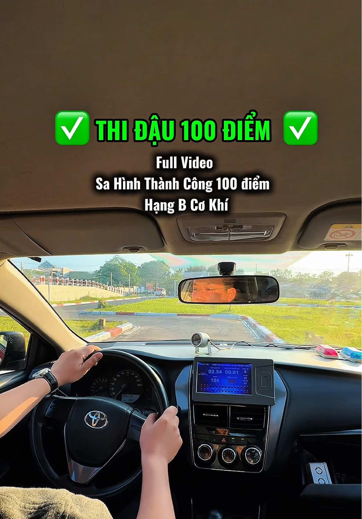 - Thi Sát Hạch đậu 100 điểm Hạng B cơ khí Sân Thành Công #hoclaixe #daylaixe #hoclaixeoto #thaythanhhieu 