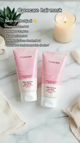 Cyeecare silky scented hair mask. #perawatanrambut #rambutmaksimal  #cyeecare  #CuanBarengBrand 