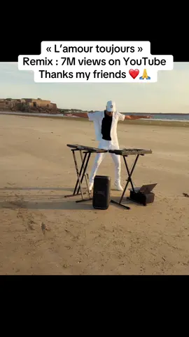 Remix of « l’amour toujours » has reached 7M views on YT ❤️🙏 Thanks to you my Friends #gigidagostino #lamourtoujours #remix #90smusic #housemusic 
