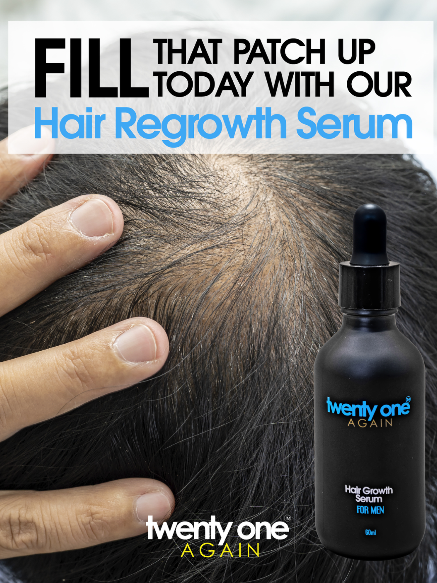 ✨ The Future of Hair is Here Forget the myths. Forget the magic shampoos. Real hair regrowth comes from science—and that’s exactly what our Finasteride + Minoxidil serum delivers. This dynamic duo is the most effective formula for tackling thinning hair and helping follicles regrow. Whether you’re just starting to notice hair loss or have been dealing with it for years, it’s never too late to take action. 🌟 Confidence begins with feeling good in your skin—and your hair. 👉 Order online today at TwentyOne Again and grab your first-time buyer offer before it’s gone! https://twentyoneagain.com/category/hair-regrowth-products/ #HairTreatment #HairRegrowthJourney #StrongerHair #HairLossSolution #ScienceForHair #NewHairNewYou