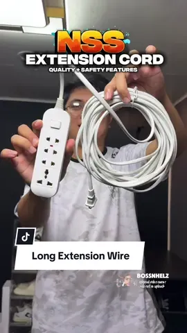 NSS EXTENSION CORD 8 Meters Long Extension  #nss #extensionwire #extensionwireoutlet #wireextension #nssextensioncord 