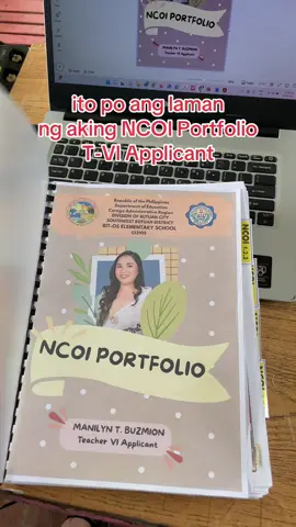NCOI Portfolio #teacherlife #NCOIPortfolio #careerprogressionforteachers  #depedteacher 