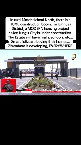 In rural Matabeleland North, there is a HUGE construction boom… in Umguza District, a MODERN housing project called King’s City is under construction. The Estate will have malls, schools, etc… Smart folks are buying their homes… Zimbabwe is developing, EVERYWHERE #kudzaimutisi #zimtiktokers🇿🇼🇿🇼🇿🇼 #satiktok🇿🇦 #zimsatiktokers🇿🇼🇿🇼🇿🇦🇿🇦 #foryoupage 