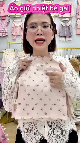 Áo giữ nhiệt bé gái #thoitrangtreem #quanaotreem #aodaibegai 