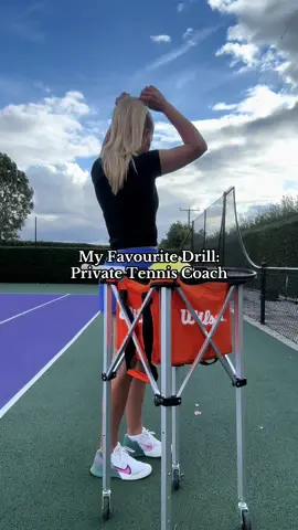 What’s your favourite drill as a player or coach?  #tenniswithemma #tennistips #tennisdrill #womenstennis #tennisbeginner 