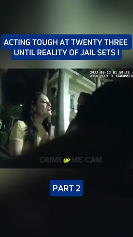 acting tough at twenty three until reality of jail #cops#police #copsoftiktok #2