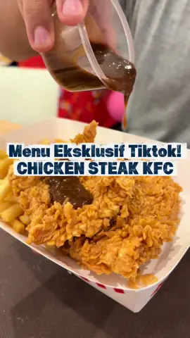 CHICKEN STEAK KFC CUMA PEMBELIAN LEWAT TIKTOK ! #goacademydiningsep #kulinersalatiga #kulineransalatiga 