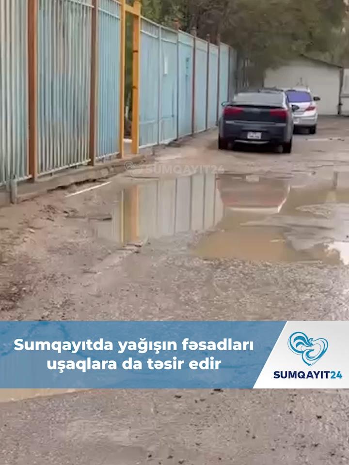 Sumqayıtda yağışın yaratdığı çətinliklər davam etməkdədir.  Sumqayit24.az- a daxil olan məlumata görə, Abdulla Şaiq adına 39 saylı uşaq bağçasının ərazisində yağış suları ətrafda gölməçə yaradıb.  Vətəndaşlar bildirirlər ki, qarşıda hələ qış var və buranın vəziyyəti getdicə daha da pisləşəcək.  Buranın uşaq baxçasının yaxınlığı olduğunu da nəzərə alsaq, yağışlı havalarda uşaqların ərazidə gediş-gəlişi müşkül məsələyə çevrilir.  Vətəndaşlar aidiyyəti qurumlardan problemin tezliklə həll edilməsini tələb edirlər. #sumqayit #sumqayıt #сумгаит #sumqayit24 #sumqayitxeber #sumqayitcity #sumqayıtcity #sumqayitliyam #sumqayitlilar #şikayət