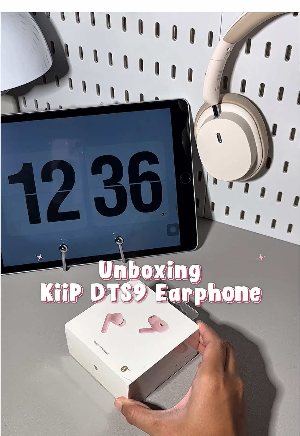 Earphone pink gemes💗🎀 #kiipdts9 #kiipwireless 