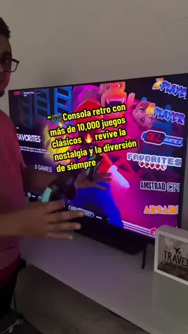 “🎮 Consola retro con más de 10,000 juegos clásicos 🔥 revive la nostalgia y la diversión de siempre 👾✨” #ConsolaRetro #VideojuegosClásicos #RetroGaming #DiversiónSinLímites #Gamers   