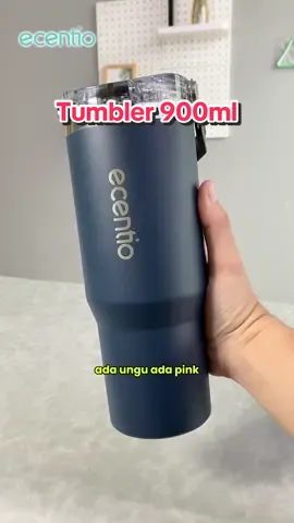 Tumbler ecentio berkapasitas 900ml ini cocok buat kamu yang suka bawa minum kemanapun kamu pergi 💙 . . #tiktok #promo #tumblerstainless 