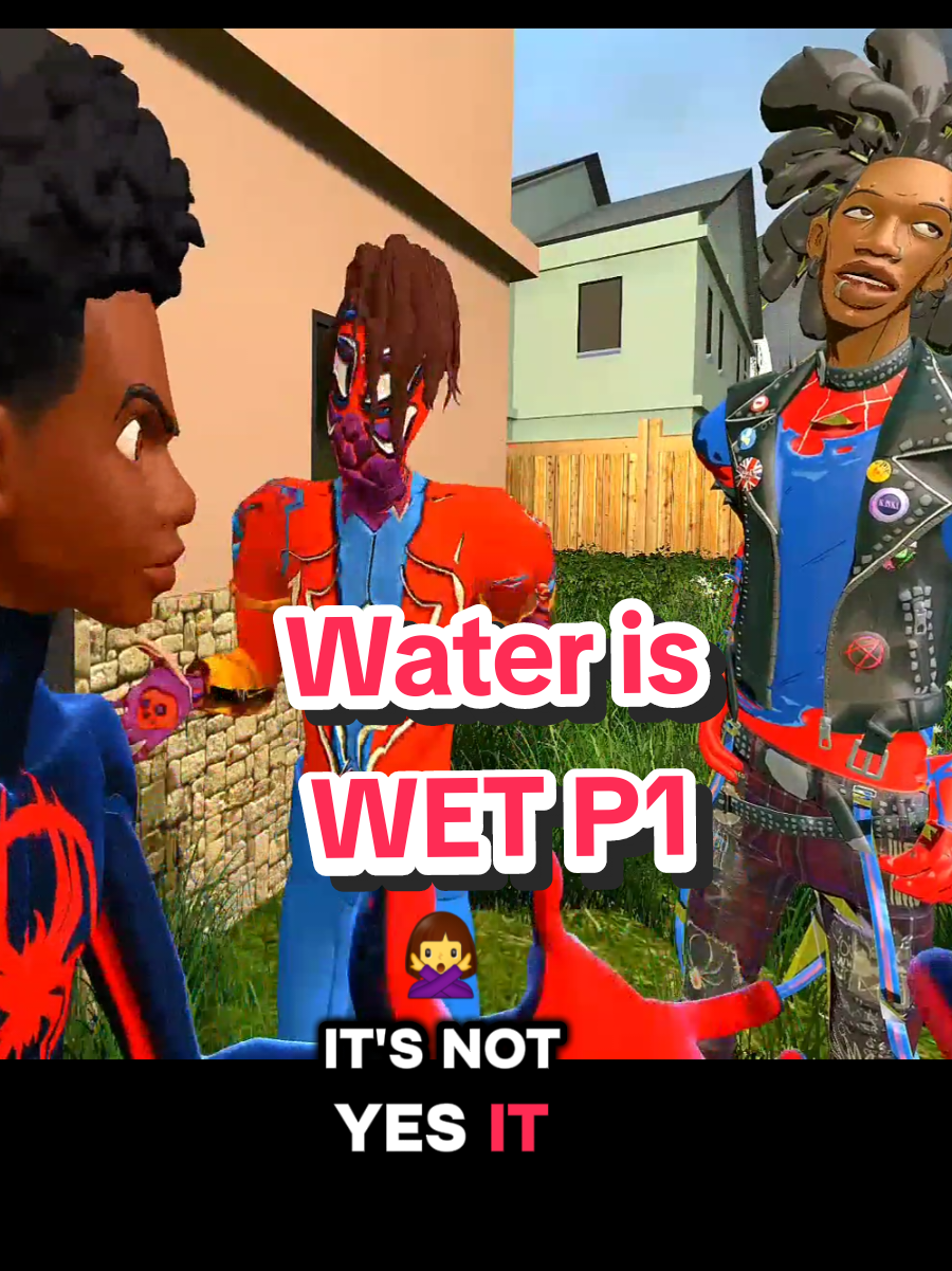 Water is wet 💦 P1  #animation #garrysmod #fyp #gmod #spiderverse 