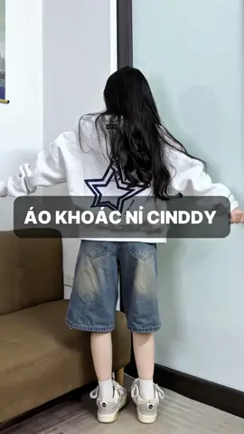 Áo khoác hoodie zip form boxy này cưng quá ta ơi #review #fpy #cinddy #aokhoacni #hoodiezip 