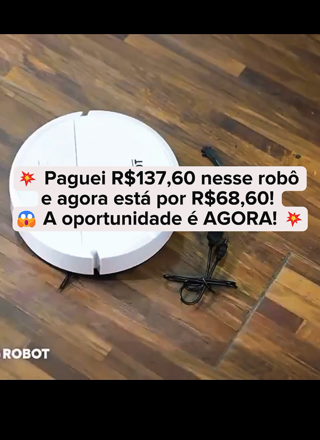 🚀 Robô de limpeza inteligente por um preço IMPOSSÍVEL! 🧹 Não deixe escapar! #PromoçãoRelâmpago #TecnologiaEmCasa #LimpezaInteligente #DescontoIncrível #OfertasTikTok ✨ Garanta o seu antes que acabe! Clique agora!
