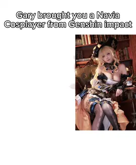Dunno why narrator is in a hurry 🫩🥀#GenshinImpact #GI #navia #cosplay #cosplayer 