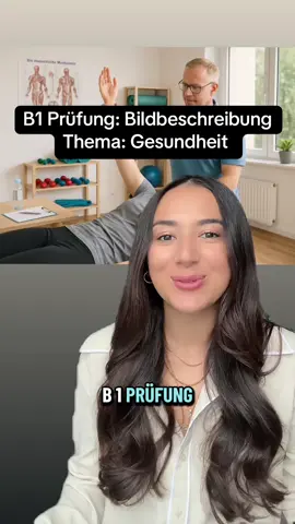 B1 Prüfung: Bildbeschreibung  Thema: Gesundheit  Was tun Sie für Ihre Gesundheit? Schreiben Sie in die Kommentare ⬇️ #deutschlernen #b1 #b1zertifikat #briefschreibenb1 #deutschsprechen 