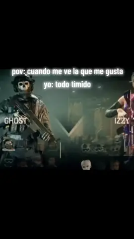 Jsjsjs soy bien penoso me dan nervios pero es muy hermosa #ghost #callofduty #paradedicar 