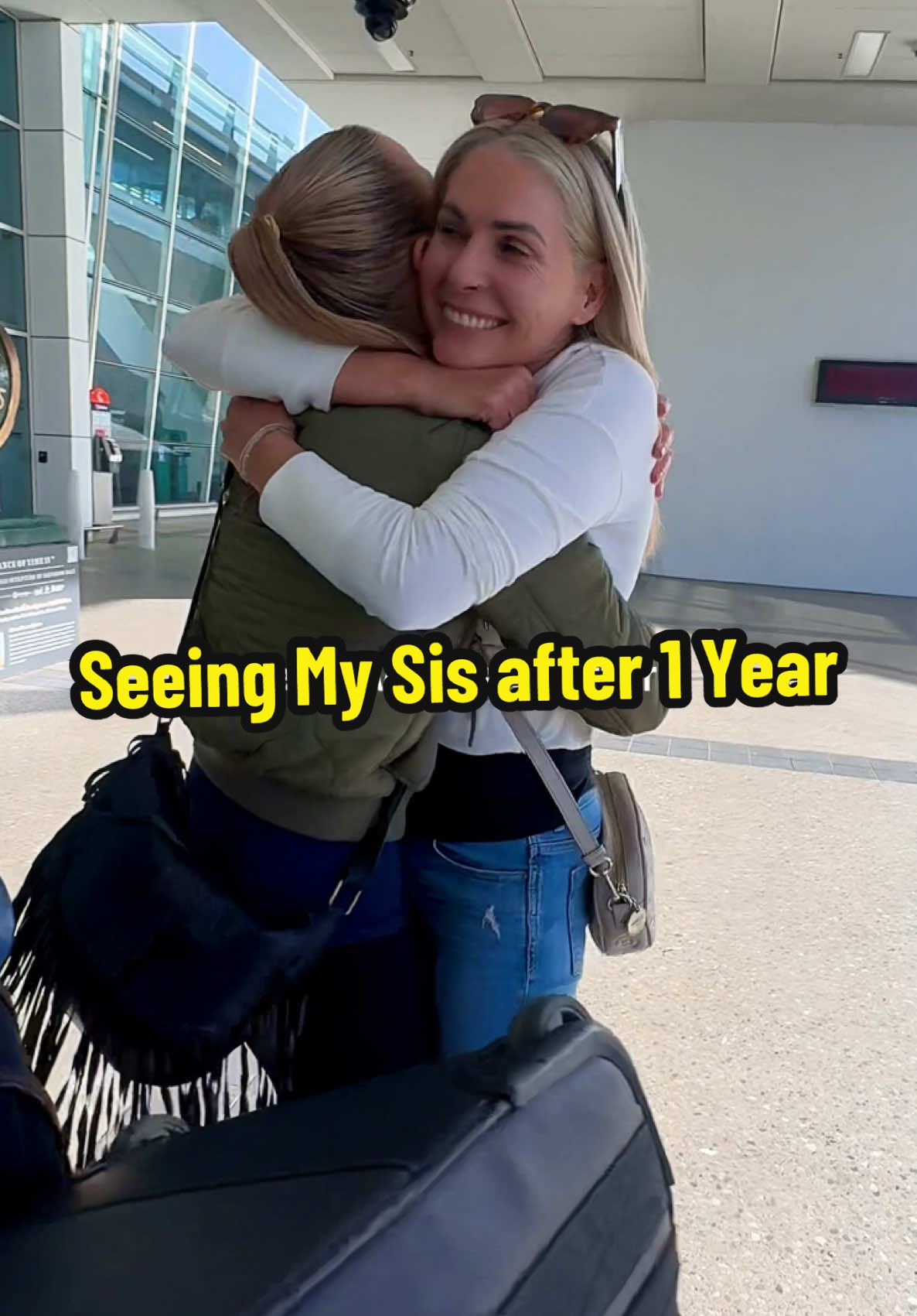 Seeing My Sis After 1 Year #fyp #sister #family #emotional #Love 
